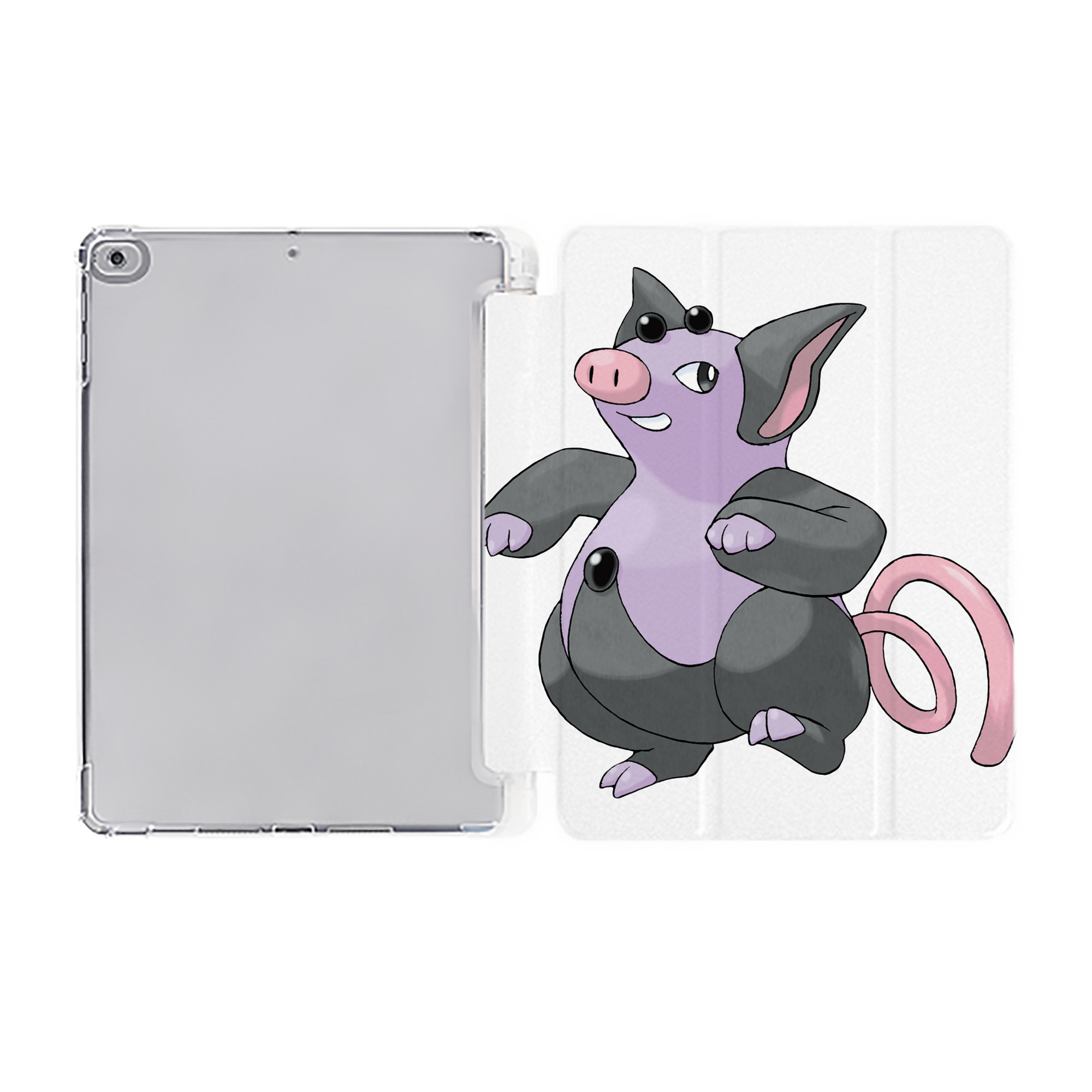 （画像用） ポケットモンスター Pokémon IPad ケース ペン収納付き 三つ折りスタンド PUレザー×シリコン 対応機種9.5/10.5/10.9インチ
